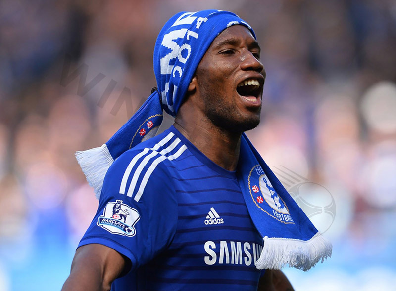 Drogba is the No. 1 star for Chelsea and the Ivory Coast national team