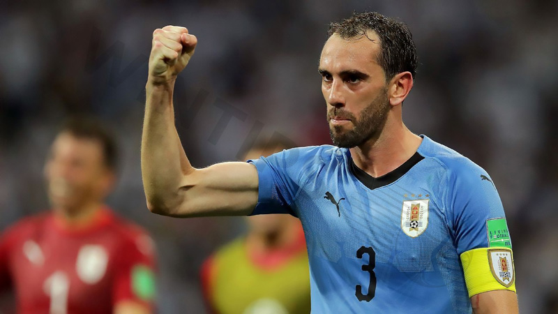 Former steel centre-back at Atl Madrid – Diego Godin