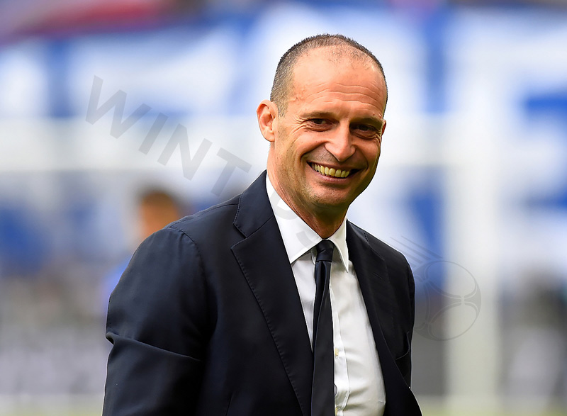 Coach Massimiliano Allegri is very successful at Juventus Arena