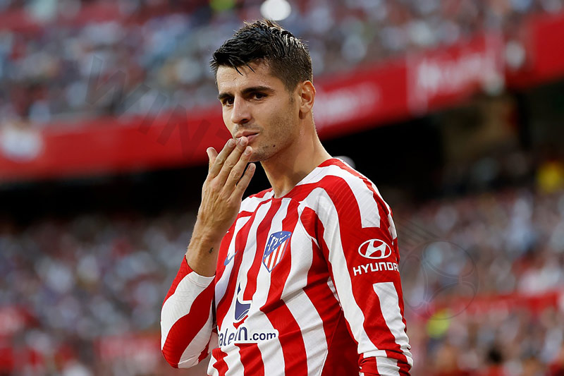 A top striker of the Spanish team - Alvaro Morata