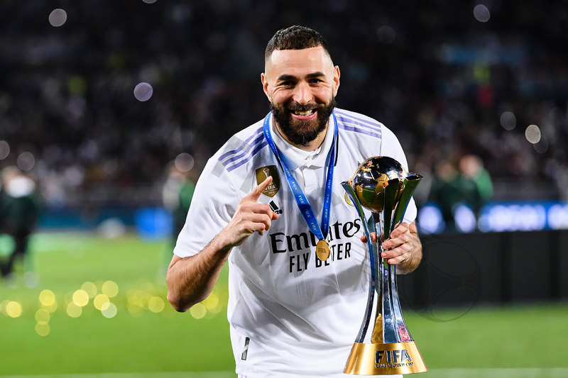 Playing for Real helps Benzema win many trophies