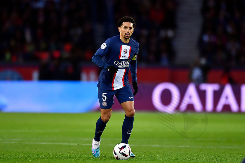 PSG captain centre-back Marquinhos