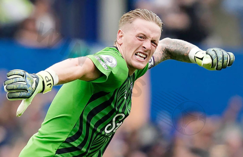 J. Pickford played for Everton as well as England