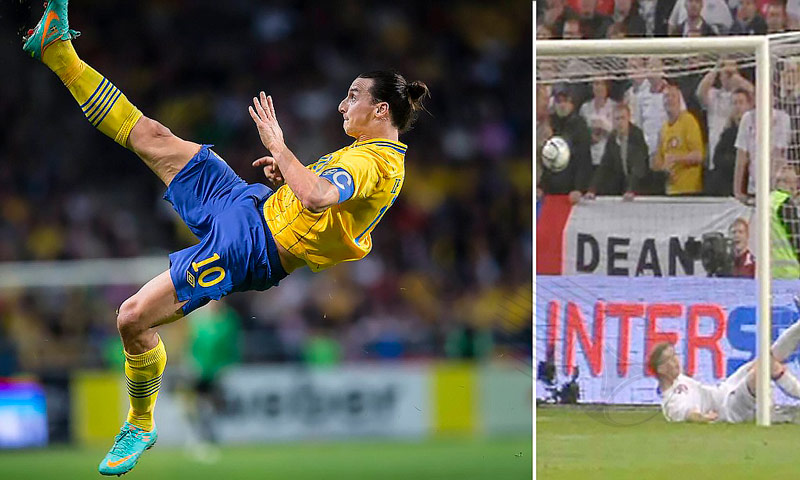 Ibrahimovic’s name was mentioned a lot when he scored against England