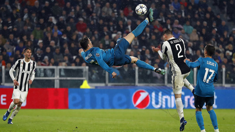 Ronaldo’s shot made Juventus fans applaud as well