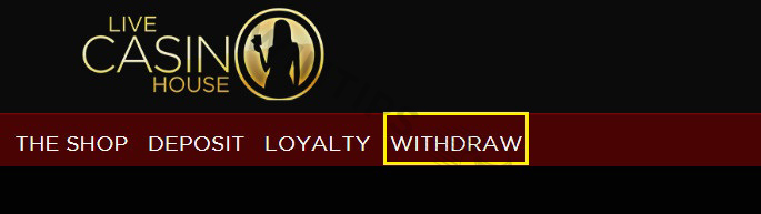 Log in and select Withdrawals