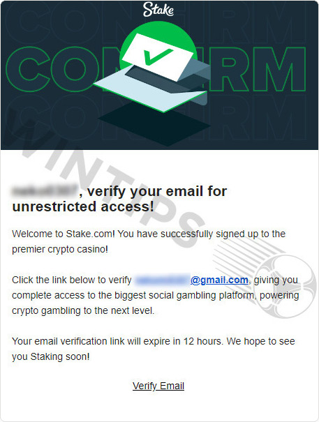 Confirm Email before withdraw money