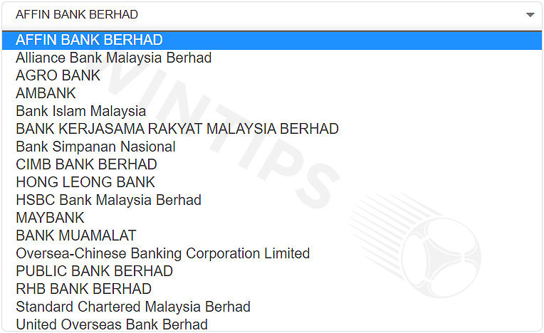 List of banks associated with CMD368