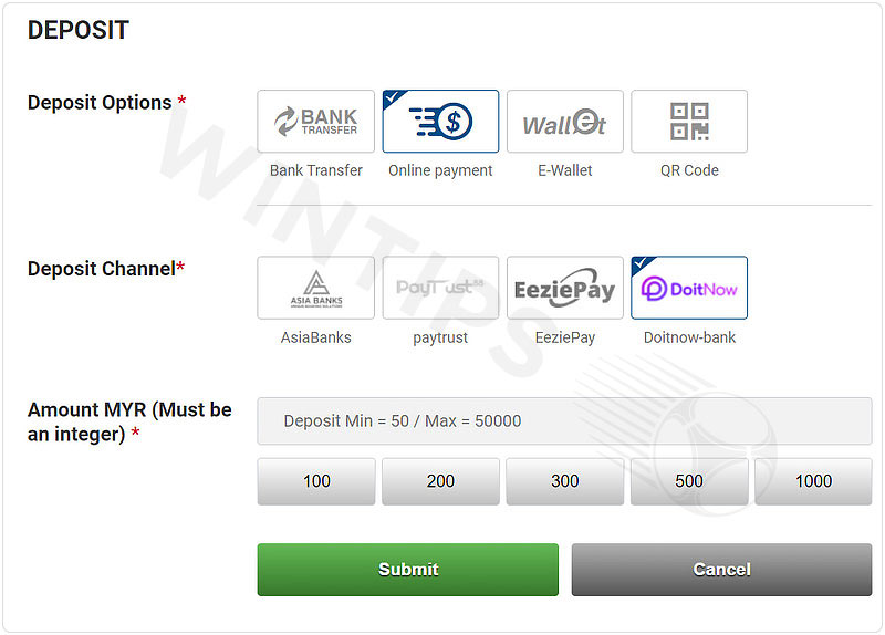 Top up CMD368 with Doitnow-bank