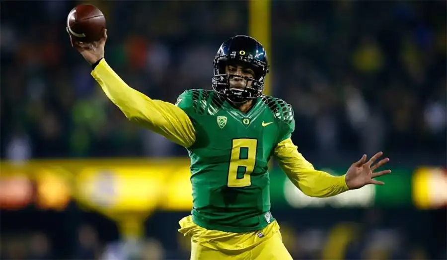 Marcus Mariota, Oregon’s legendary quarterback