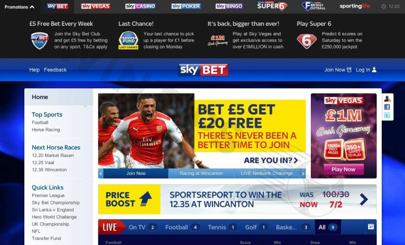 Sky Bet - Best Euro betting sites trusted by many people