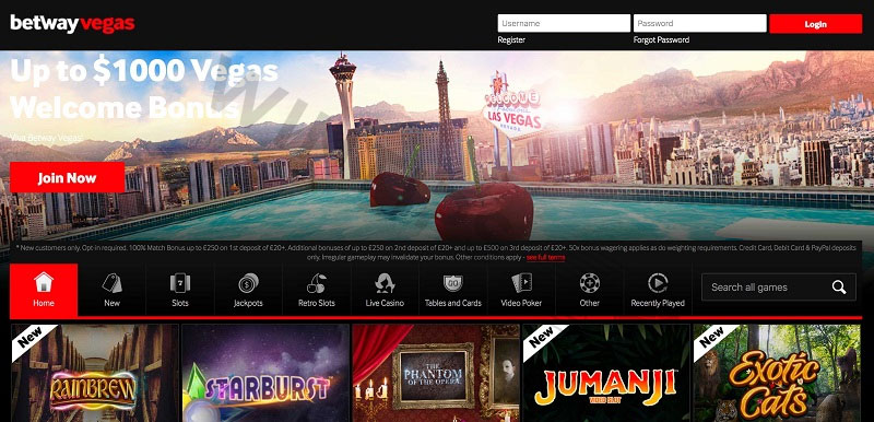 Betway Vegas Casino