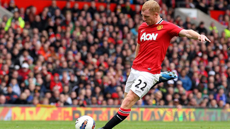 Paul Scholes won many important titles with Manchester United