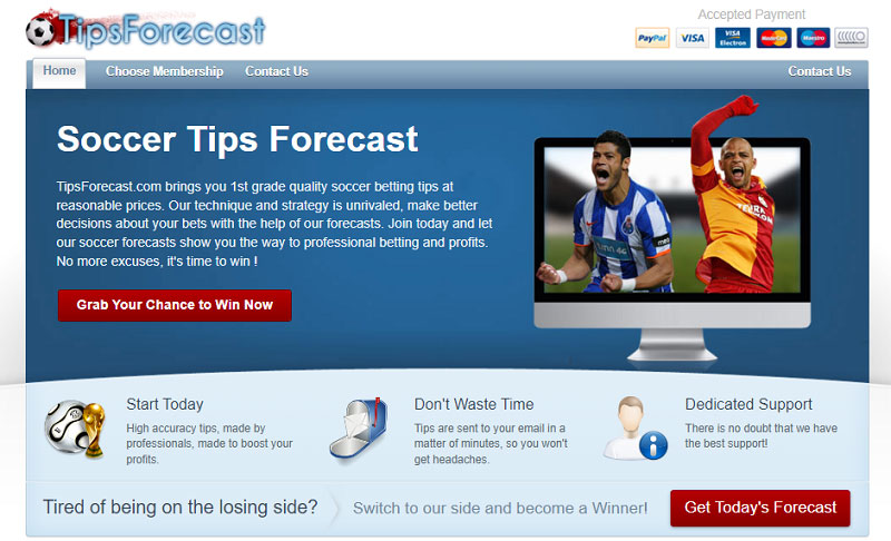 Tipsforecast.com - The most prestigious European football tips 