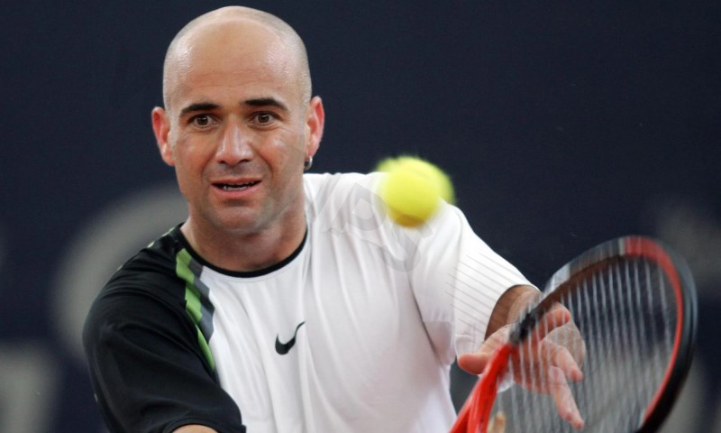 Andre Agassi - Tennis player with an energetic basic game