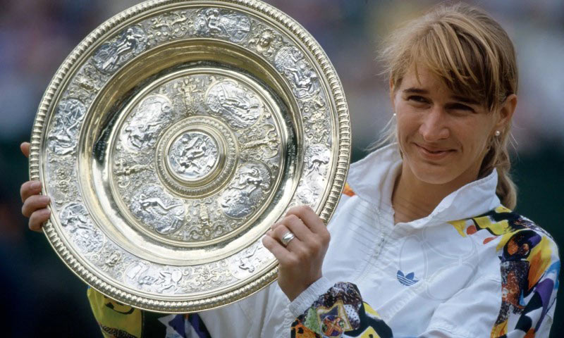 Steffi Graf is one of the greatest monuments of tennis