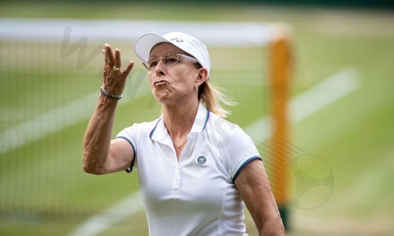 Martina Navratilova is one of the greatest female tennis players of all time