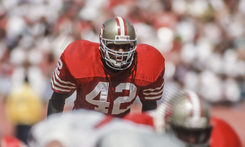 Ronnie Lott is the leader of the defense of the San Francisco team