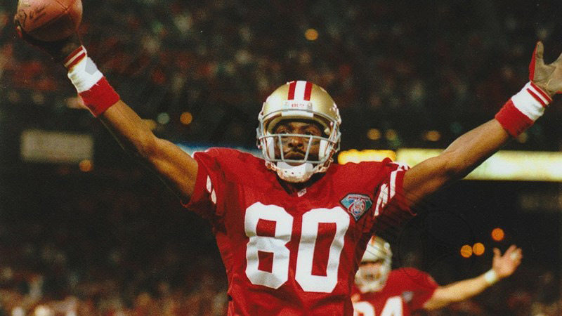 Jerry Rice is the best pass catcher in NFL history