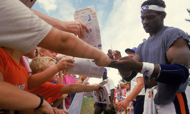 Walter Payton once set many records while playing in the NFL