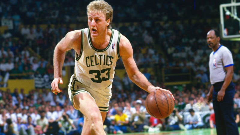 Larry Bird is a legend who was named NBA MVP three times