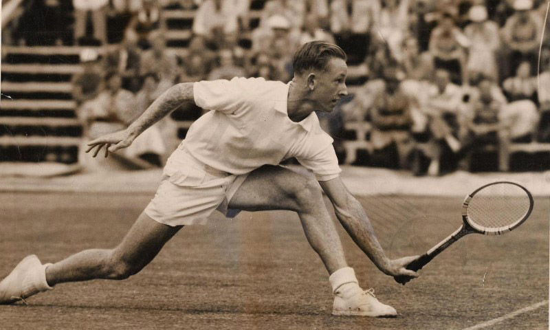 Rod Laver - Tennis player with an aggressive playing style