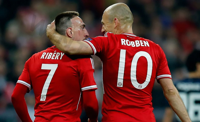 Previously, Bayern succeeded thanks to the wings "Arjen Robben vs Franck Ribery"