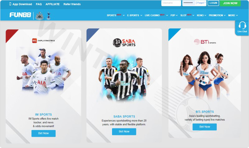 FUN88 – Vietnam betting sites suitable for all players