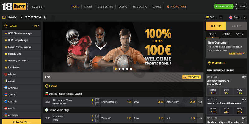 18Bet - Betting sites in China