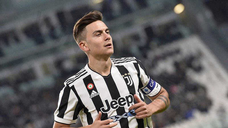 Juventus or AS Roma fans love Dybala