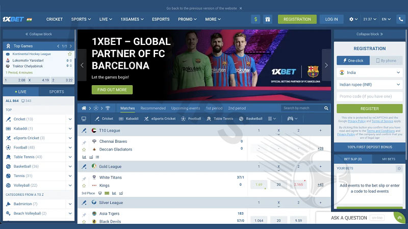 1xBet - Betting sites in iran