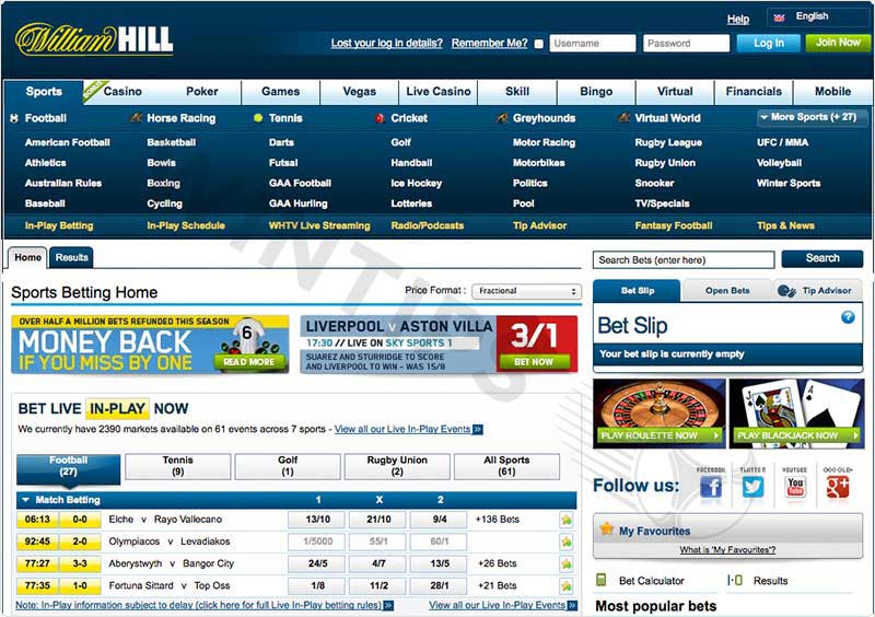 William Hill - Betting site Hungary