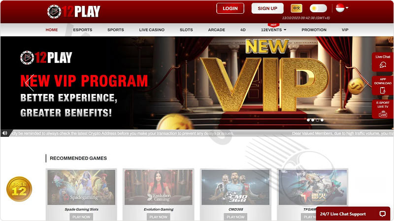 12Play - Online betting sites Malaysia