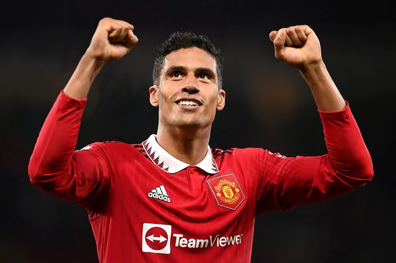 French midfielder Raphael Varane is playing for Man Utd