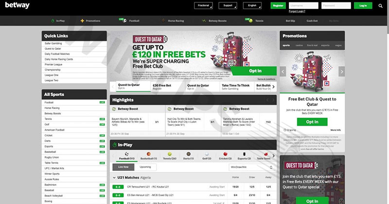 Betway - New sports betting sites Estonia