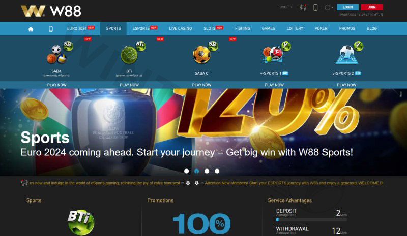 W88 - The most reputable betting sites in Ukraine