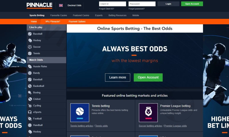 Pinnacle - Ukraine betting sites with high winning rate