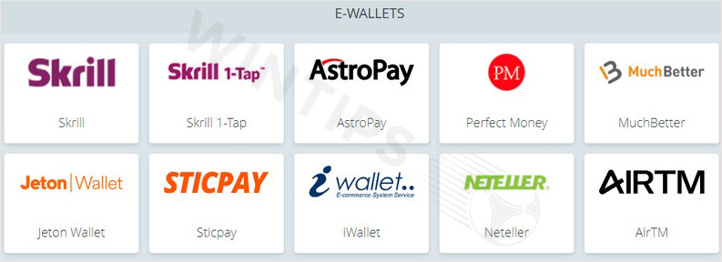 Select Deposit via E-wallet